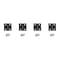National Hardware National Hardware 1 in. L Oil Rubbed Bronze Door Hinge 4 pk N211-019 - alternate 1